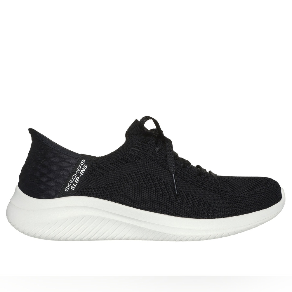 Skechers Ultra Flex 3.0 Slip-Ins Black with White sole Sneakers - Picture 7 of 9